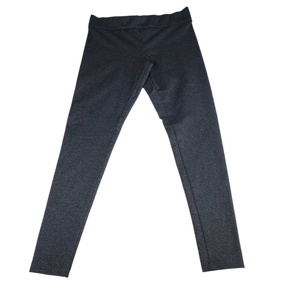 Matty M Leggings Women’s Small Charcoal Gray Stretch Pull On Made USA Athleisure